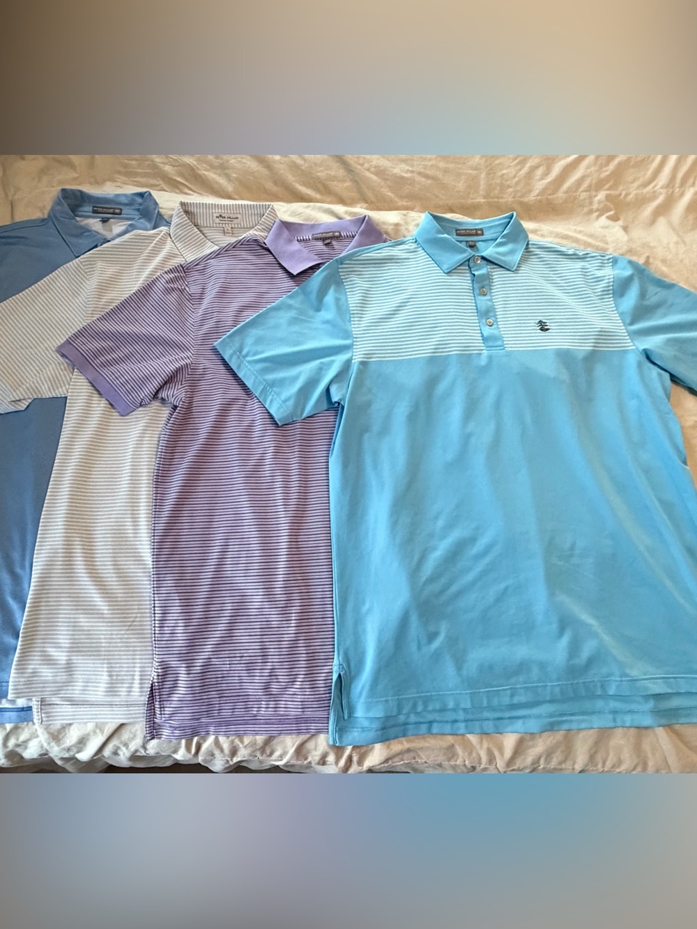 Peter Millar Golf Polo Bundle of 4